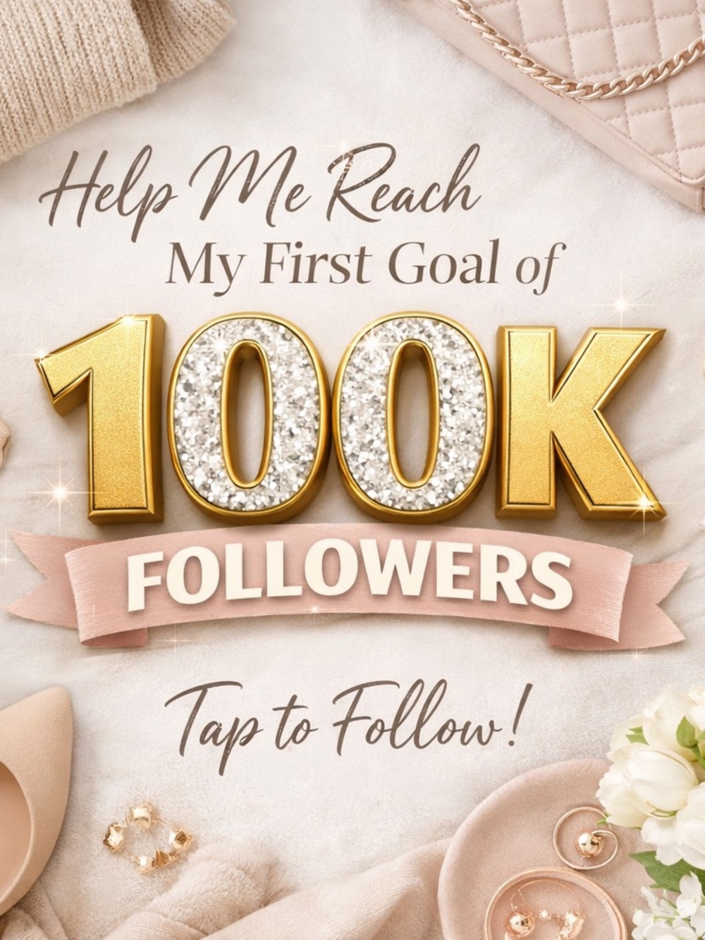 💖 Please help me reach my FIRST Goal of 100k Followers 💖